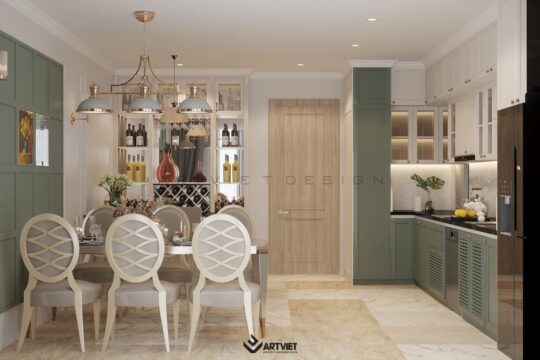 Nội thất nhà chị Hà - bếp - 5