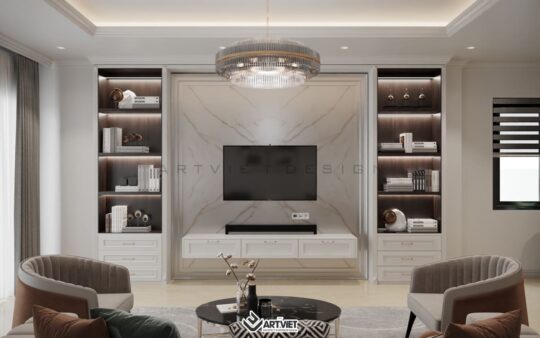 Nội thất nhà chị Hà - phòng khách - 2