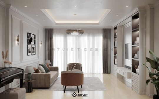 Nội thất nhà chị Hà - phòng khách - 4