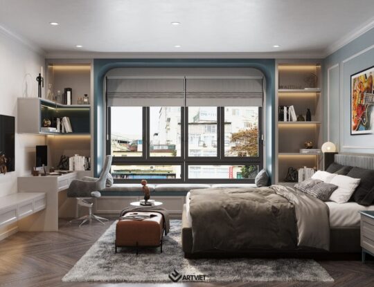 Nội thất nhà chị Hà - phòng ngủ 1 - 4