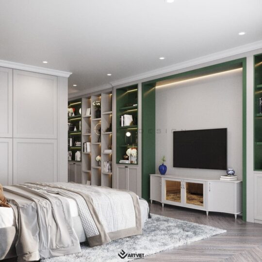 Nội thất nhà chị Hà - phòng ngủ 2 - 1