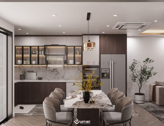 Nội thất nhà chị Hằng - Bát Tràng - bếp - 1