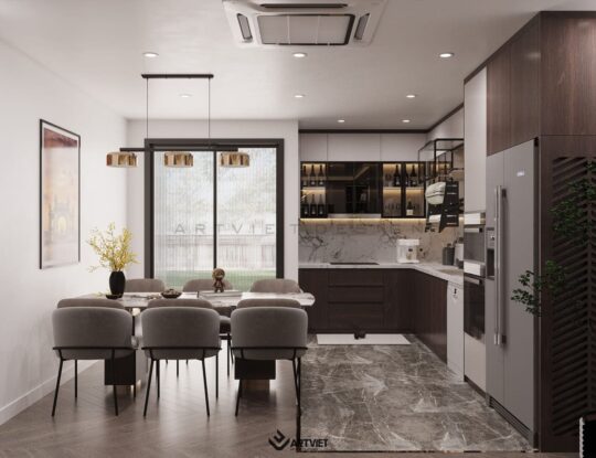 Nội thất nhà chị Hằng - Bát Tràng - bếp - 2