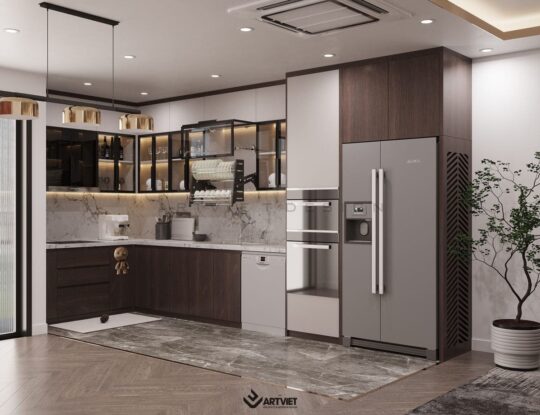 Nội thất nhà chị Hằng - Bát Tràng - bếp - 3