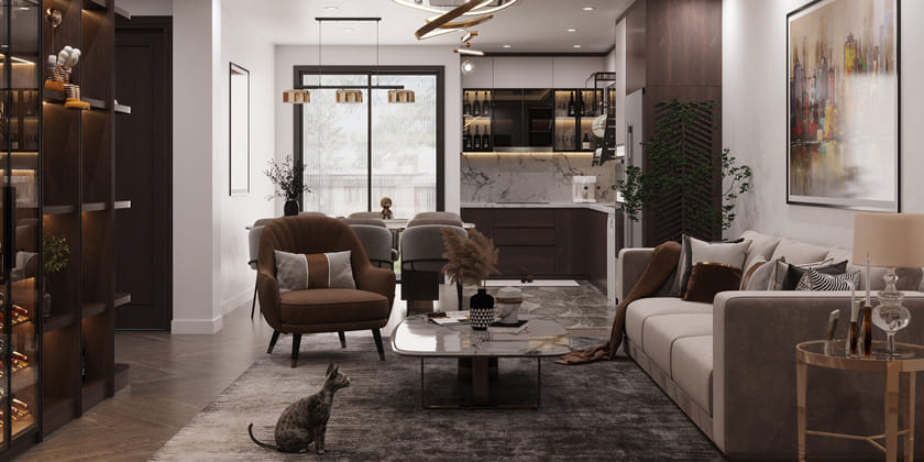 Nội thất nhà chị Hằng - Bát Tràng