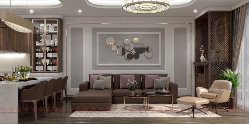 Nội thất chung cư 622 Minh Khai