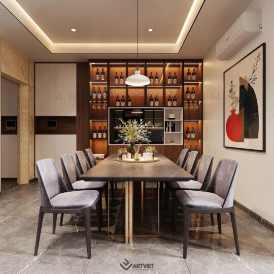 Thiết kế nội thất chung cư Cổ Bi 2024 - bếp - 2