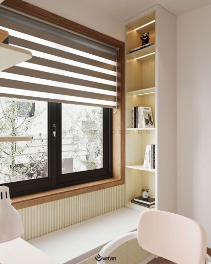 Thiết kế nội thất chung cư Cổ Bi 2024 - phòng ngủ nhỏ 1 - 5