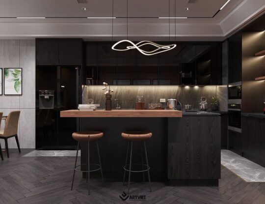 Nội thất chung cư khách hàng Lan Anh - bếp - 1