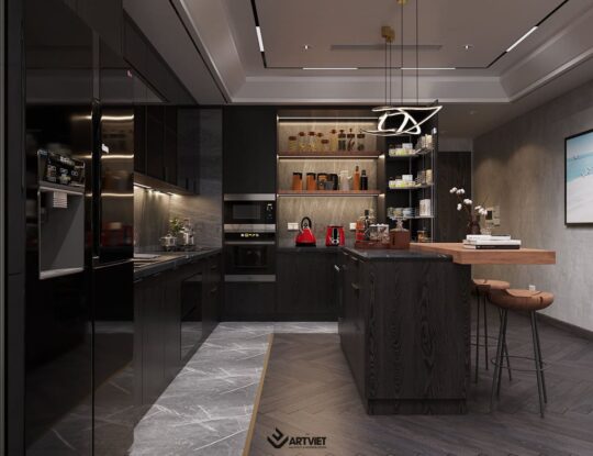 Nội thất chung cư khách hàng Lan Anh - bếp - 4