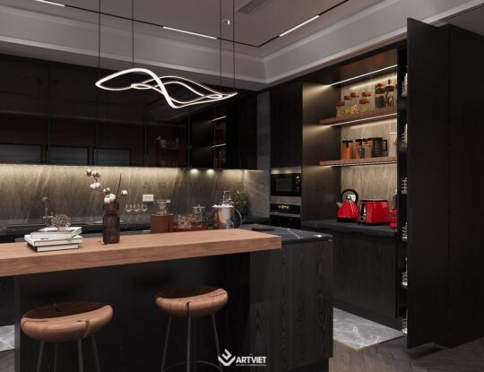 Nội thất chung cư khách hàng Lan Anh - bếp - 5