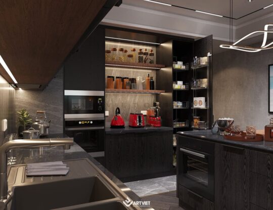 Nội thất chung cư khách hàng Lan Anh - bếp - 7