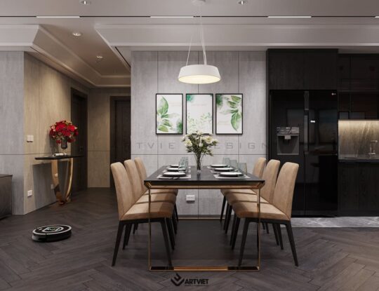 Nội thất chung cư khách hàng Lan Anh - phòng khách - 3