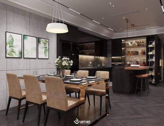 Nội thất chung cư khách hàng Lan Anh - phòng khách - 5