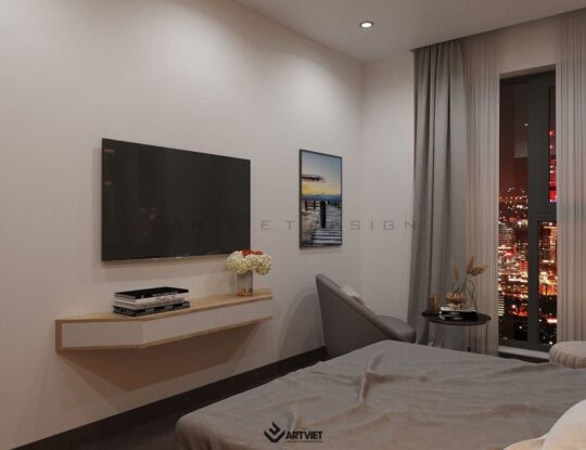 Nội thất chung cư khách hàng Lan Anh - phòng ngủ 2 - 1