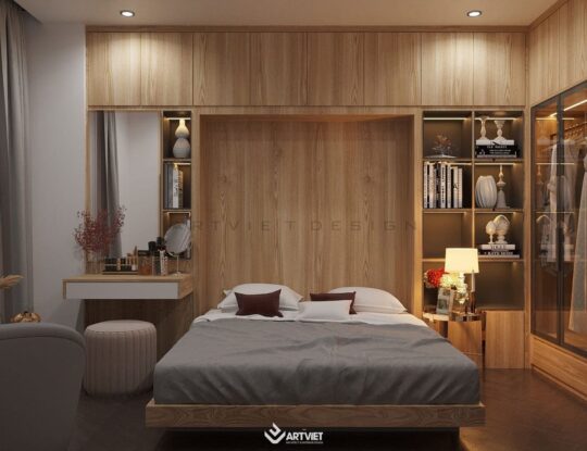 Nội thất chung cư khách hàng Lan Anh - phòng ngủ 2 - 2