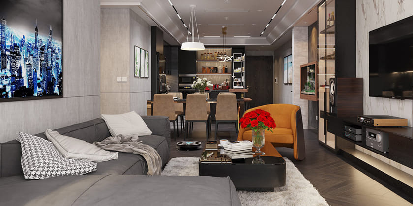 Nội thất chung cư khách hàng Lan Anh