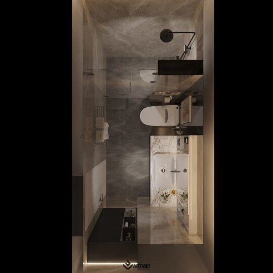 Nội thất chung cư khách hàng Lan Anh - wc - 1