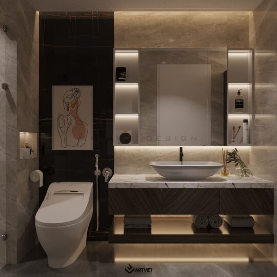 Nội thất chung cư khách hàng Lan Anh - wc - 10