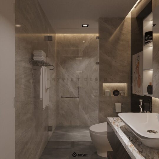 Nội thất chung cư khách hàng Lan Anh - wc - 11