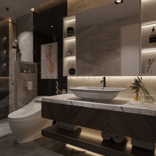 Nội thất chung cư khách hàng Lan Anh - wc - 3