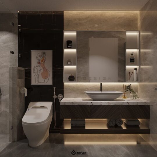 Nội thất chung cư khách hàng Lan Anh - wc - 5