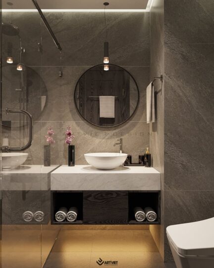 Nội thất chung cư khách hàng Lan Anh - wc - 8