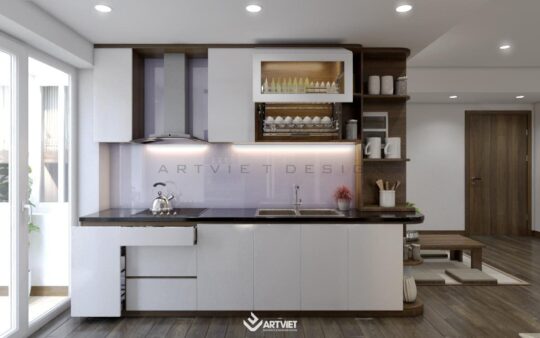 Nội thất chung cư Ecopark - bếp - 2