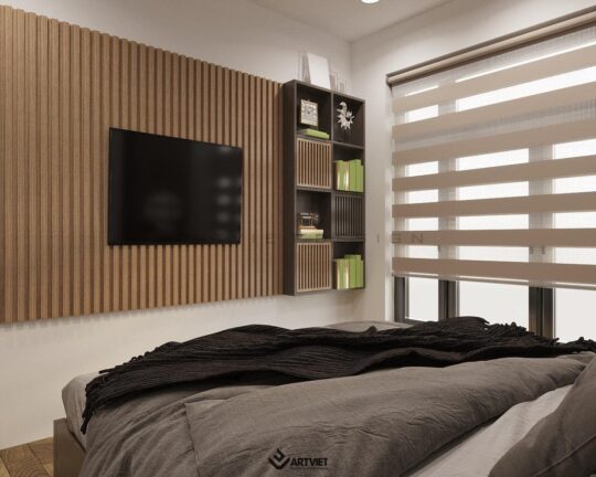 Nội thất chung cư Ocean Park - phòng ngủ - 3