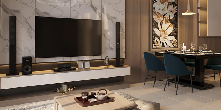 Nội thất cửa hàng gốm sứ Nhà Bóng