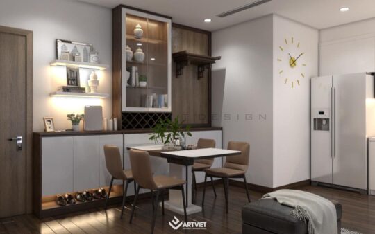 Nội thất chung cư Skylake - bếp