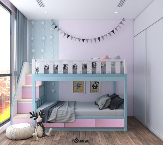 Nội thất chung cư Skylake - phòng ngủ con - 4