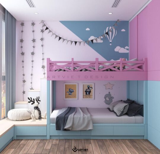 Nội thất chung cư Skylake - phòng ngủ con - 5