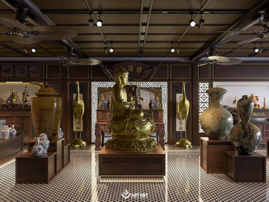 Thiết kế nội thất cửa hàng anh Nghĩa – Bát Tràng - 14