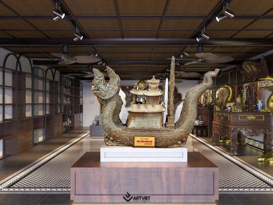 Thiết kế nội thất cửa hàng anh Nghĩa – Bát Tràng - 17