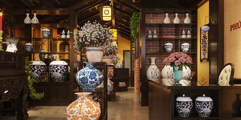 Thiết kế nội thất cửa hàng chị Tuyền