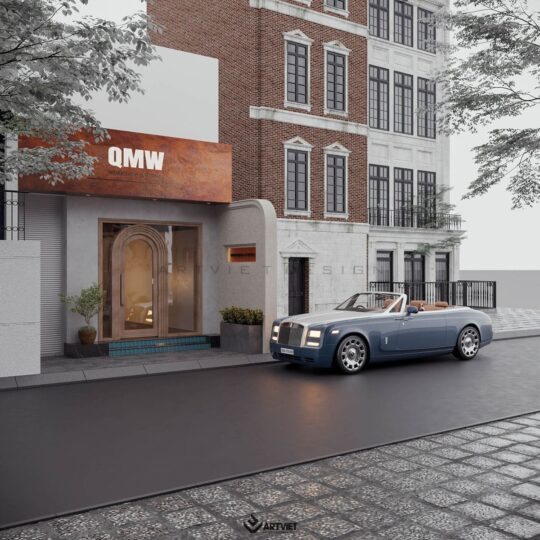 Thiết kế nội thất cửa hàng ghép gốm Quang Minh - 11