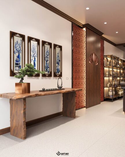 Thiết kế nội thất cửa hàng gốm sứ Chú Ninh - 3