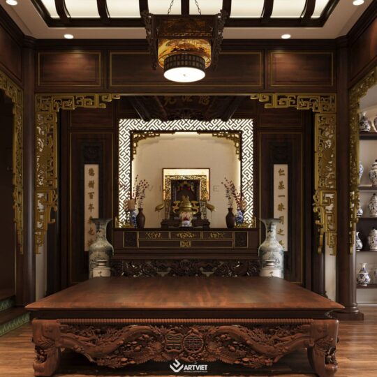 Thiết kế nội thất cửa hàng gốm sứ Bát Tràng - 10