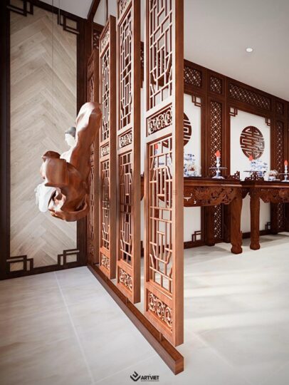 Nội thất cửa hàng gốm sứ Nhà Bóng - 4