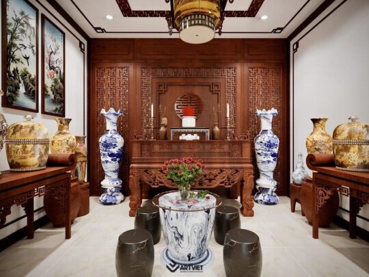 Nội thất cửa hàng gốm sứ Nhà Bóng - 5