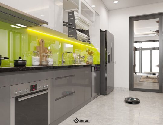 Nội thất nhà ở Bát Tràng - Anh Tuấn - bếp - 1