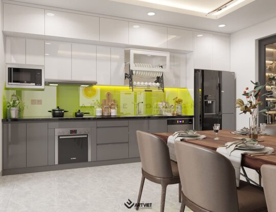 Nội thất nhà ở Bát Tràng - Anh Tuấn - bếp - 2