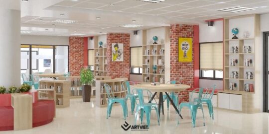 Không gian học tập Học viện Công nghệ Bưu chính viễn thông - 3