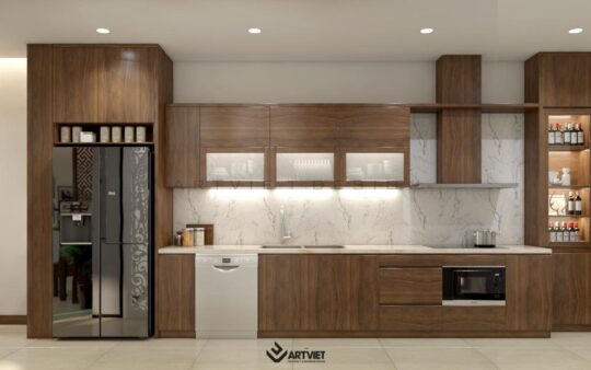 Nội thất nhà ở Bát Tràng - bếp - 1