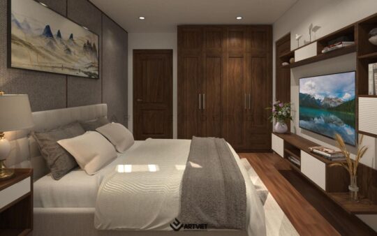 Nội thất nhà ở Bát Tràng - phòng ngủ - 2