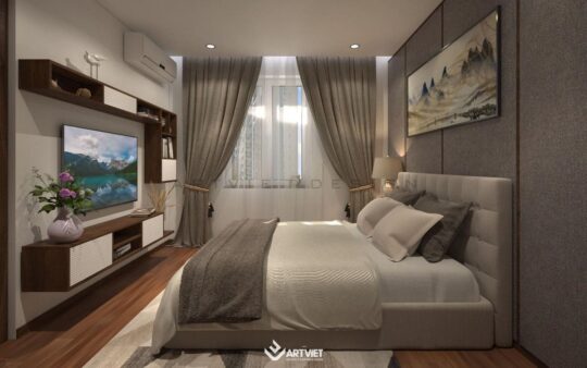 Nội thất nhà ở Bát Tràng - phòng ngủ - 3