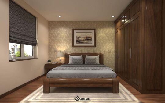 Nội thất nhà ở Bát Tràng - phòng ngủ - 4