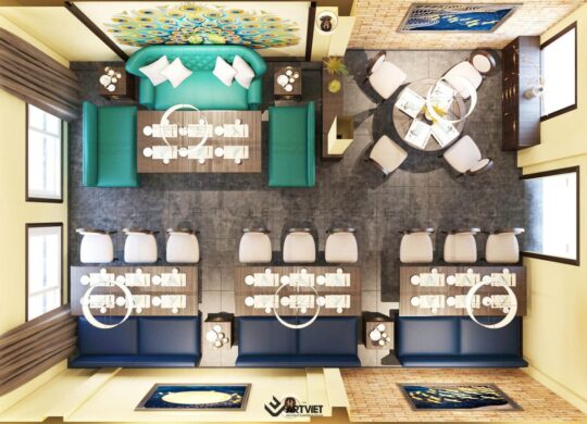 Nội thất nhà hàng Lang Liêu - 11