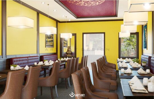 Nội thất nhà hàng Lang Liêu - 14